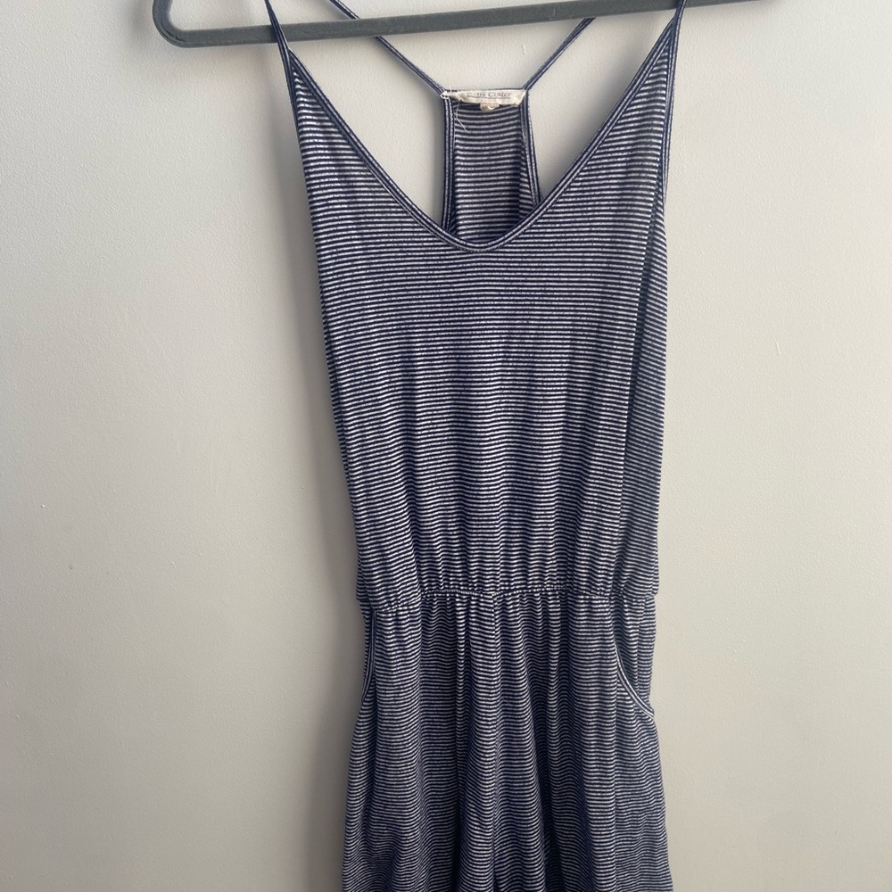 Striped women’s romper